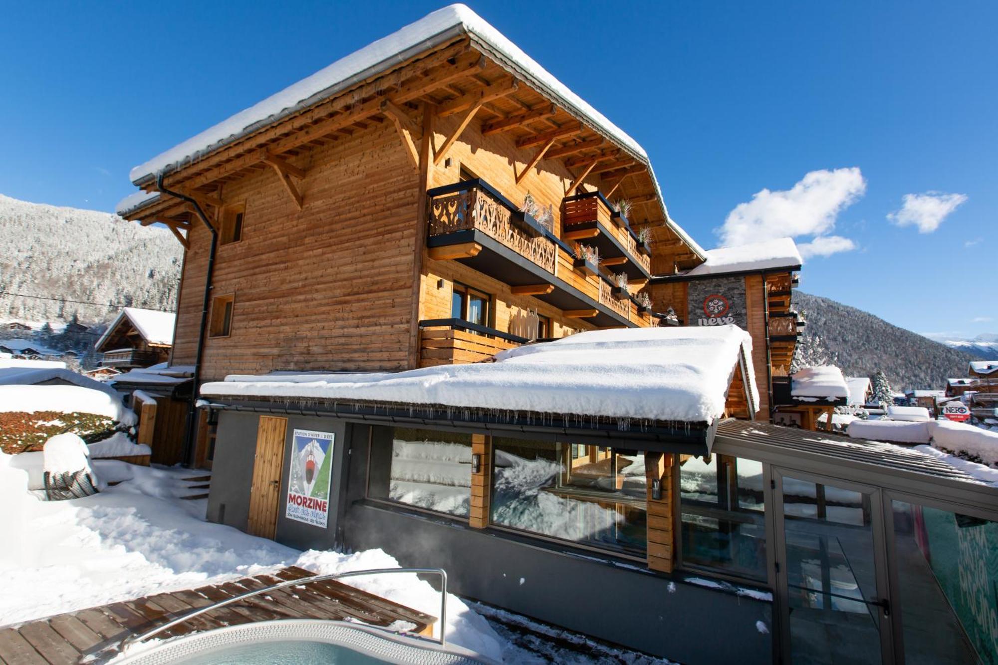 Hotel Neve モルジヌ エクステリア 写真